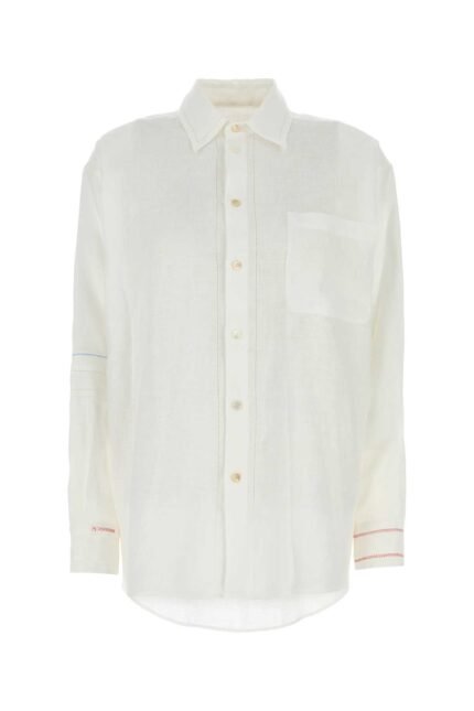 White linen shirt