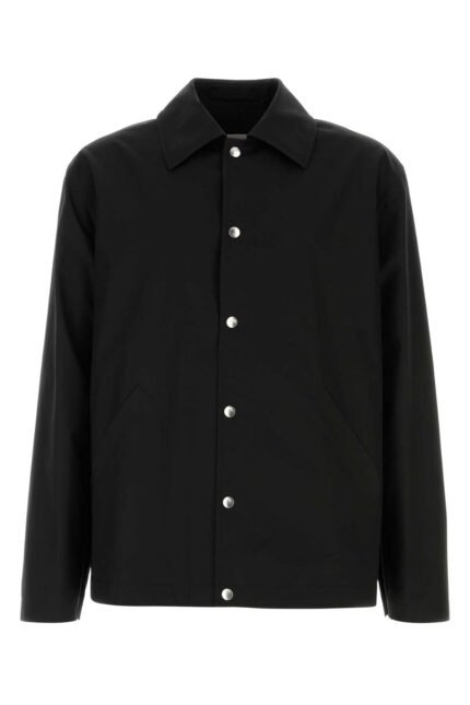Black poplin jacket