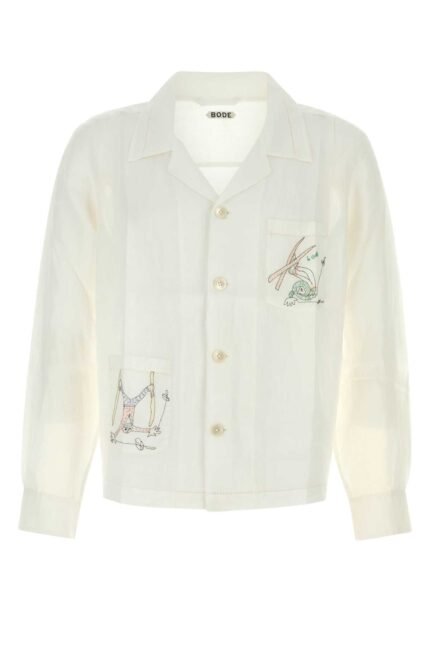 White linen shirt
