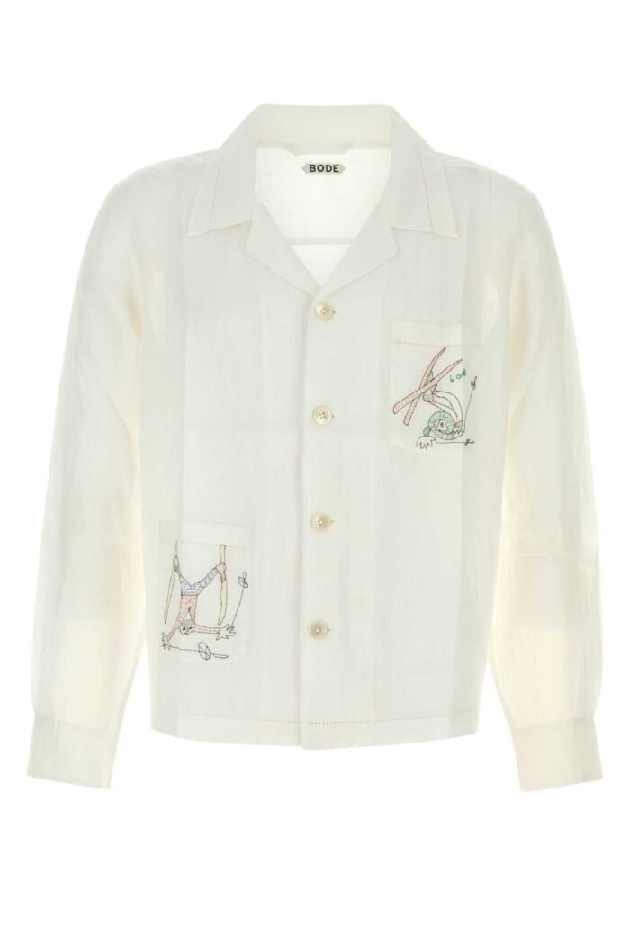 White linen shirt - Image 1