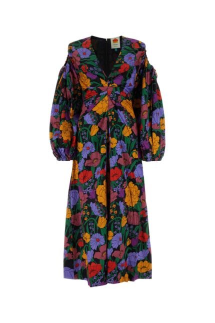 Printed cotton Bucolic Garden dress