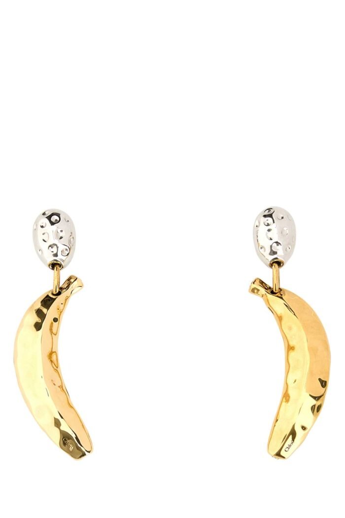 Two-tone metal ChloÃ© Bananas earrings - Image 1