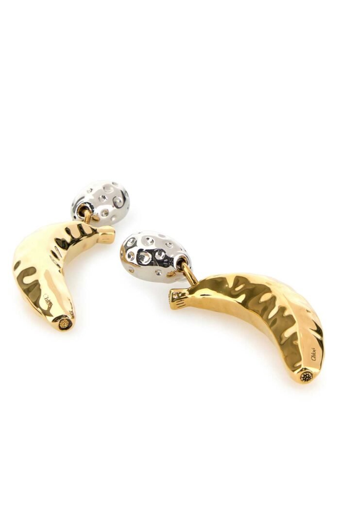 Two-tone metal ChloÃ© Bananas earrings - Image 2