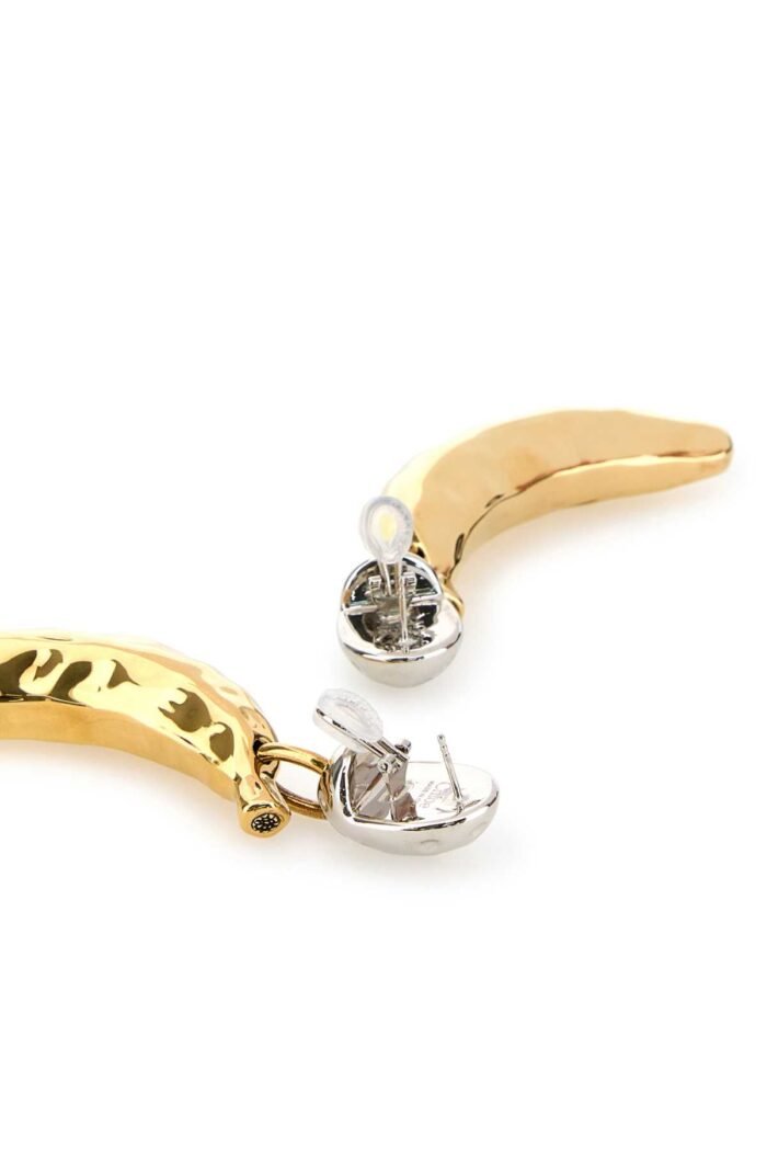 Two-tone metal ChloÃ© Bananas earrings - Image 3