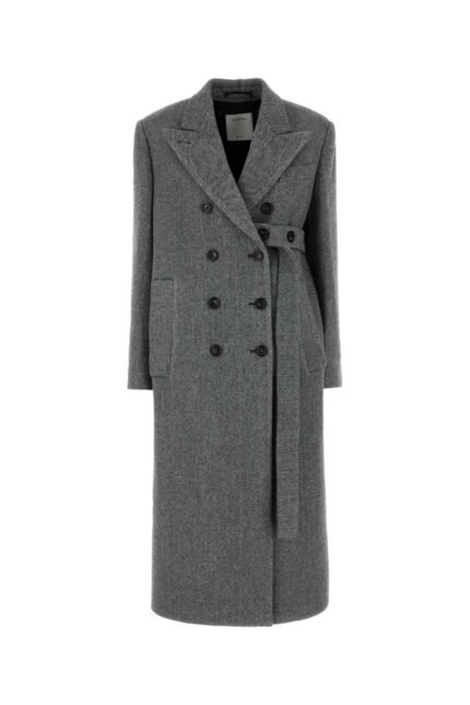 Embroidered wool blend Billy coat