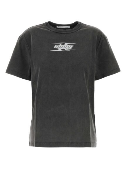 Dark grey cotton t-shirt