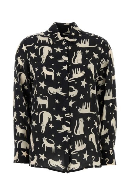Printed silk Tabella shirt