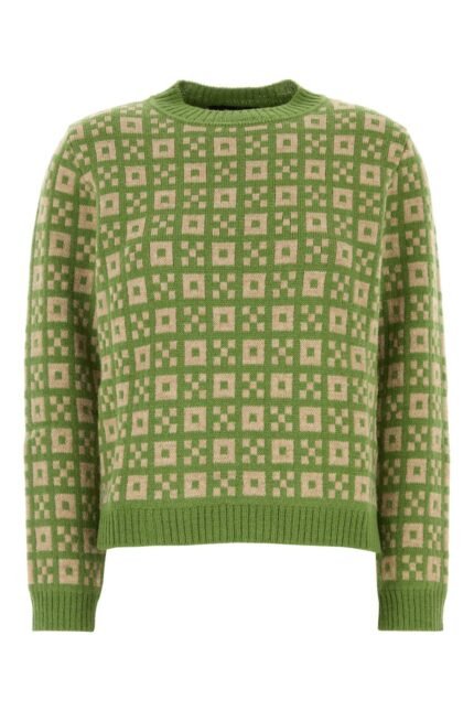 Embroidered acrylic blend Paride sweater
