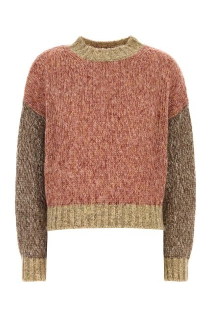 Melange red acrylic blend Dionigi sweater