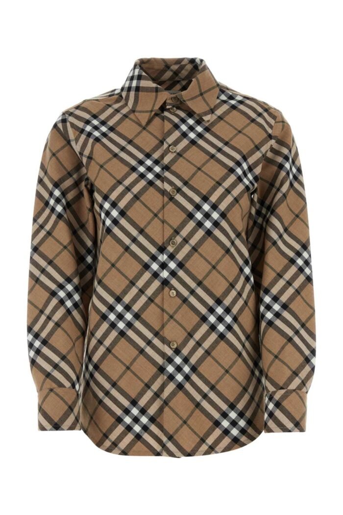 Embroidered polyester blend shirt - Image 1