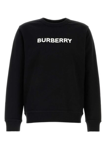 Black cotton sweatshirt