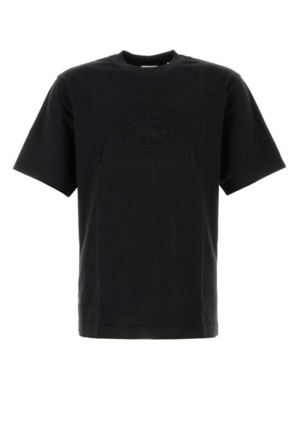 Black cotton t-shirt