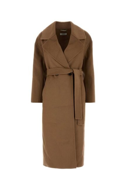 Camel wool blend Manuele coat