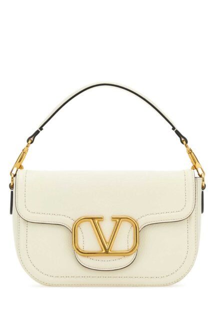 Ivory leather Alltime shoulder bag