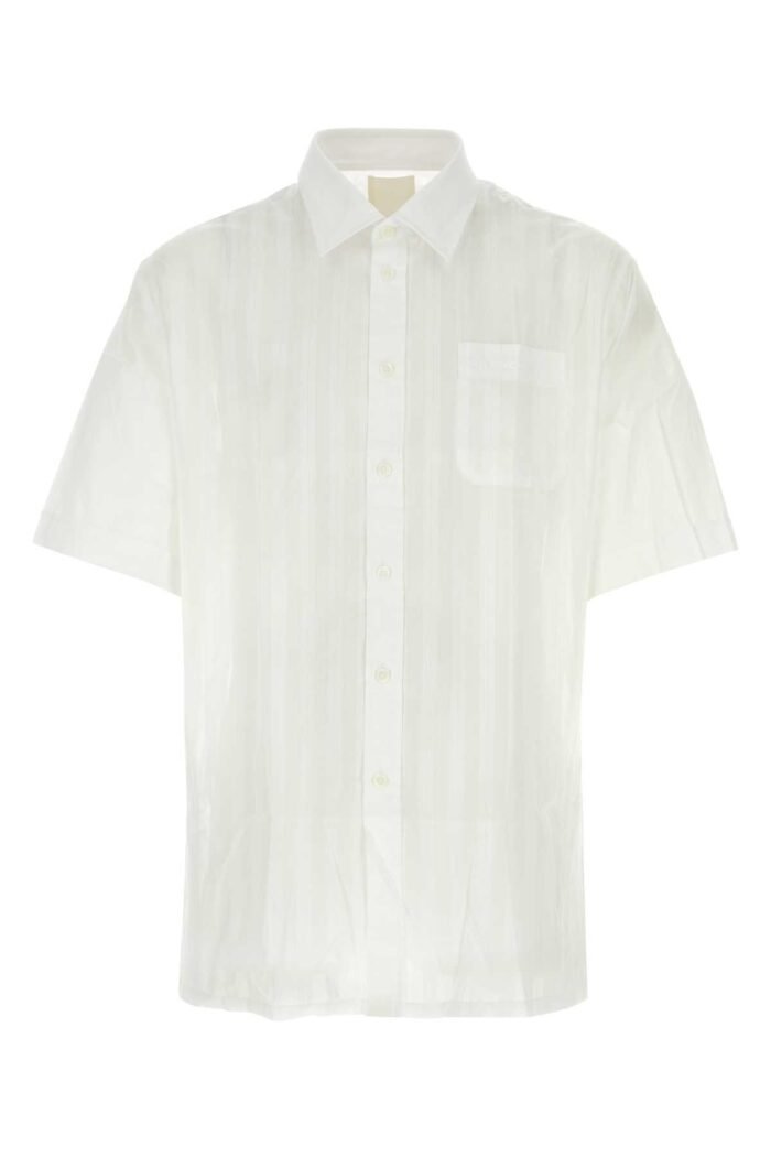 Embroidered poplin shirt - Image 1