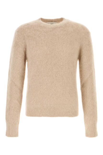 Sand stretch mohair blend sweater