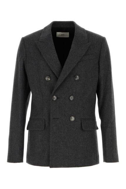 Dark grey wool blazer