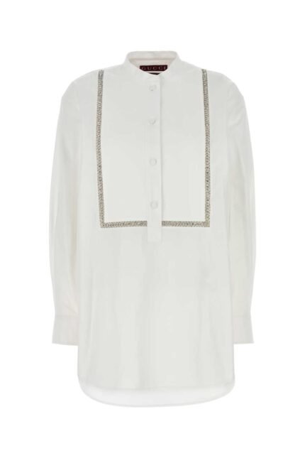 White poplin shirt