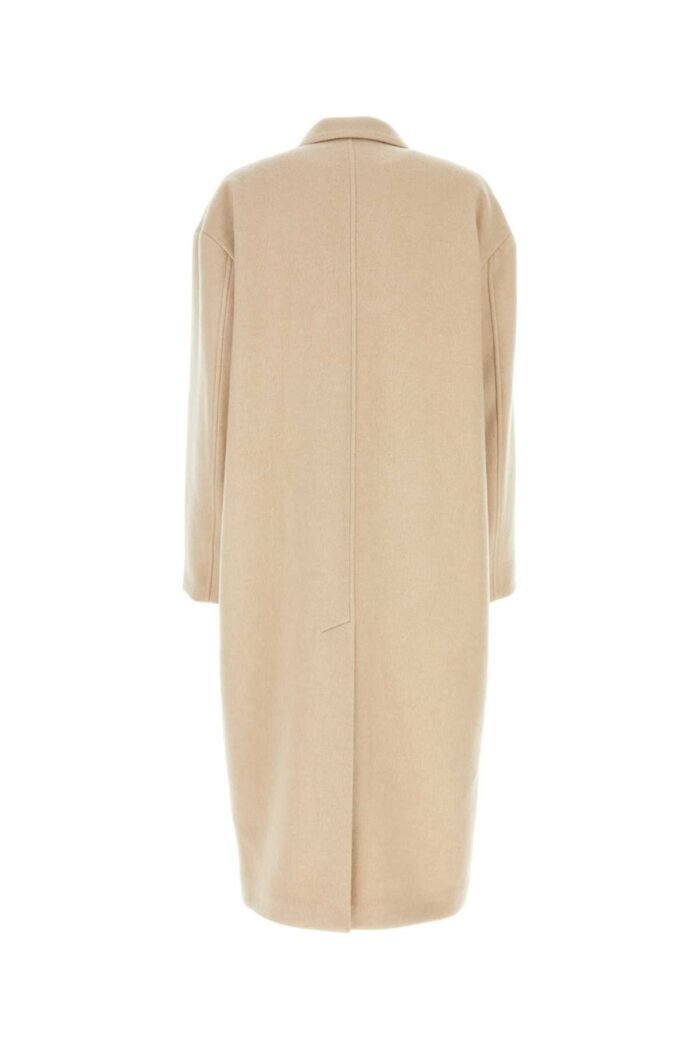 Sand wool blend Efezia coat - Image 2