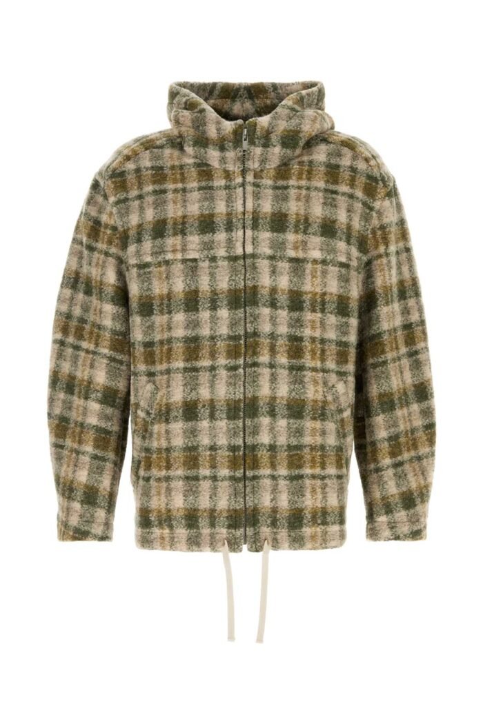Embroidered wool blend oversize Kurt jacket - Image 1