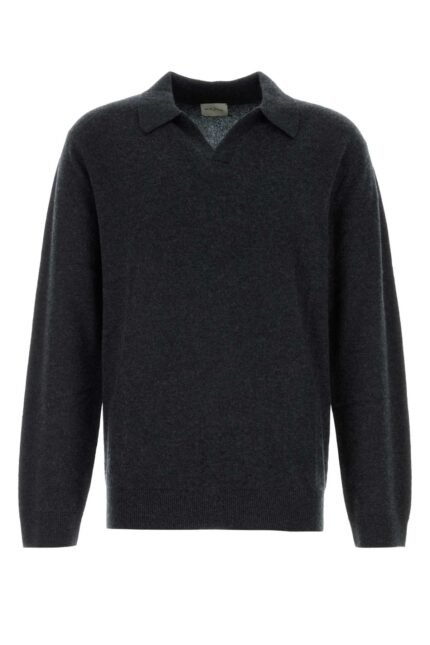 Midnight blue cashmere Gibson sweater
