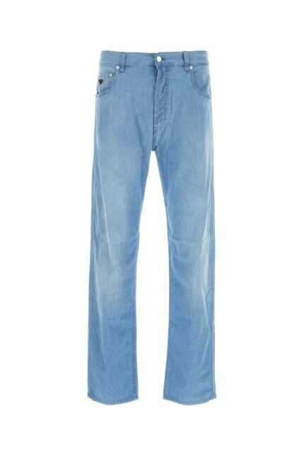 Light blue denim jeans