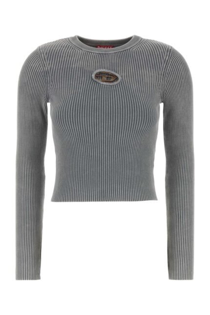 Grey cotton M-Valary-R top