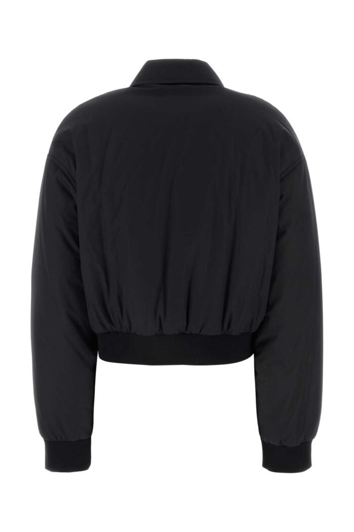 Black cotton down jacket - Image 2