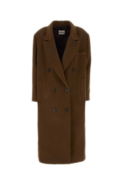 Brown wool coat