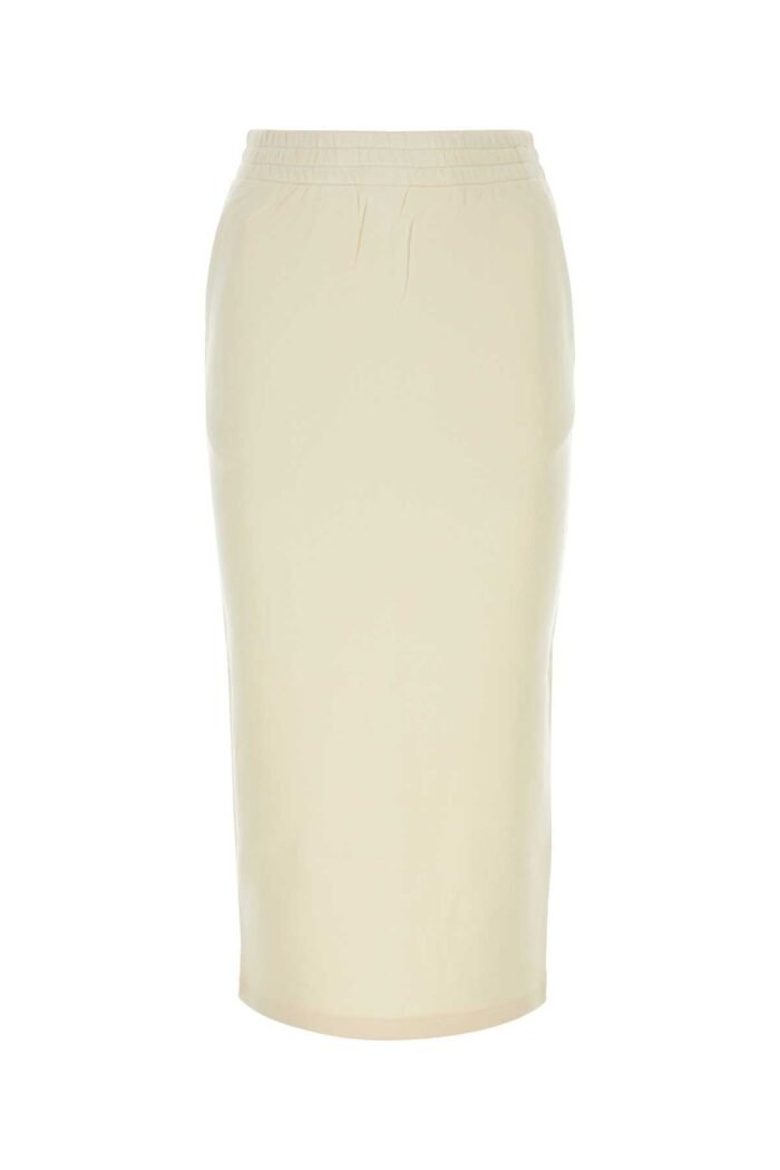 Cream cotton skirt - Image 1