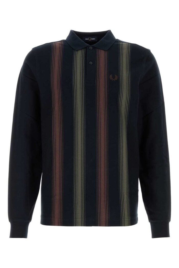 Embroidered piquet polo shirt - Image 1