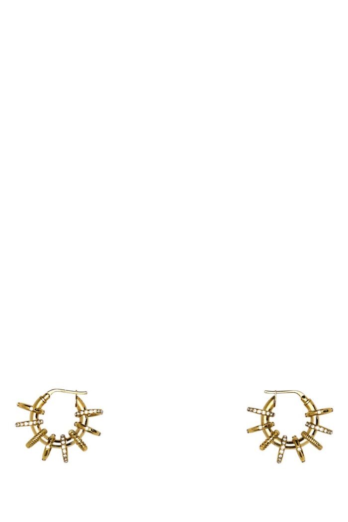 Gold metal Multiring earrings - Image 1