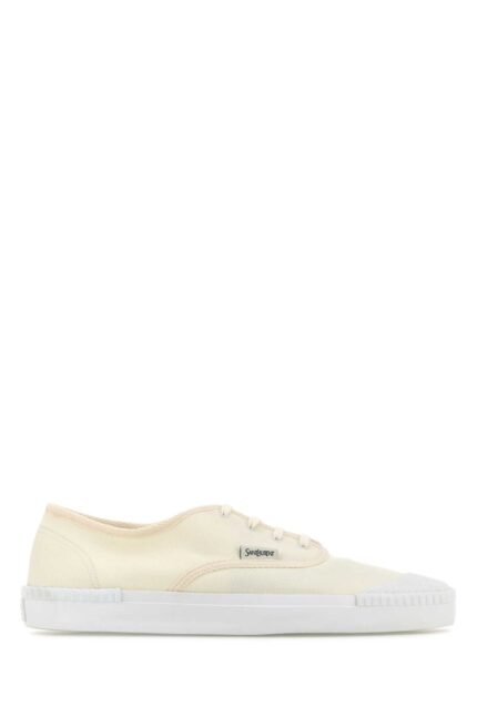 Ivory canvas Wes sneakers