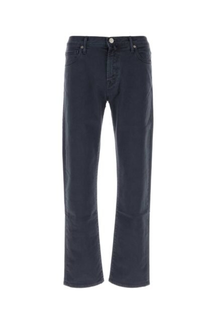 Navy blue stretch denim jeans