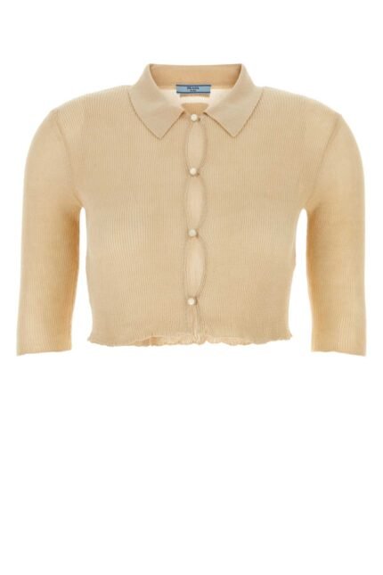 Sand cotton cardigan