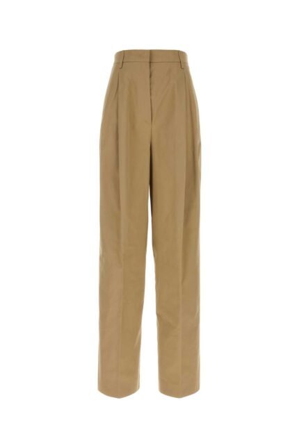 Camel cotton pant