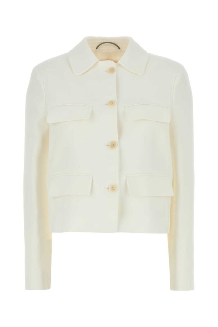 White crepe blazer - Image 1