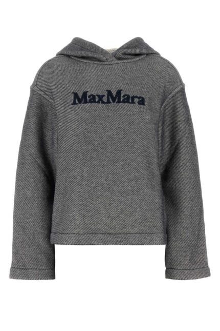 Melange midnight blue cotton blend Gary sweatshirt