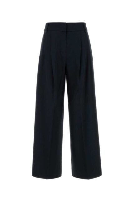 Midnight wool Nichols palazzo pant