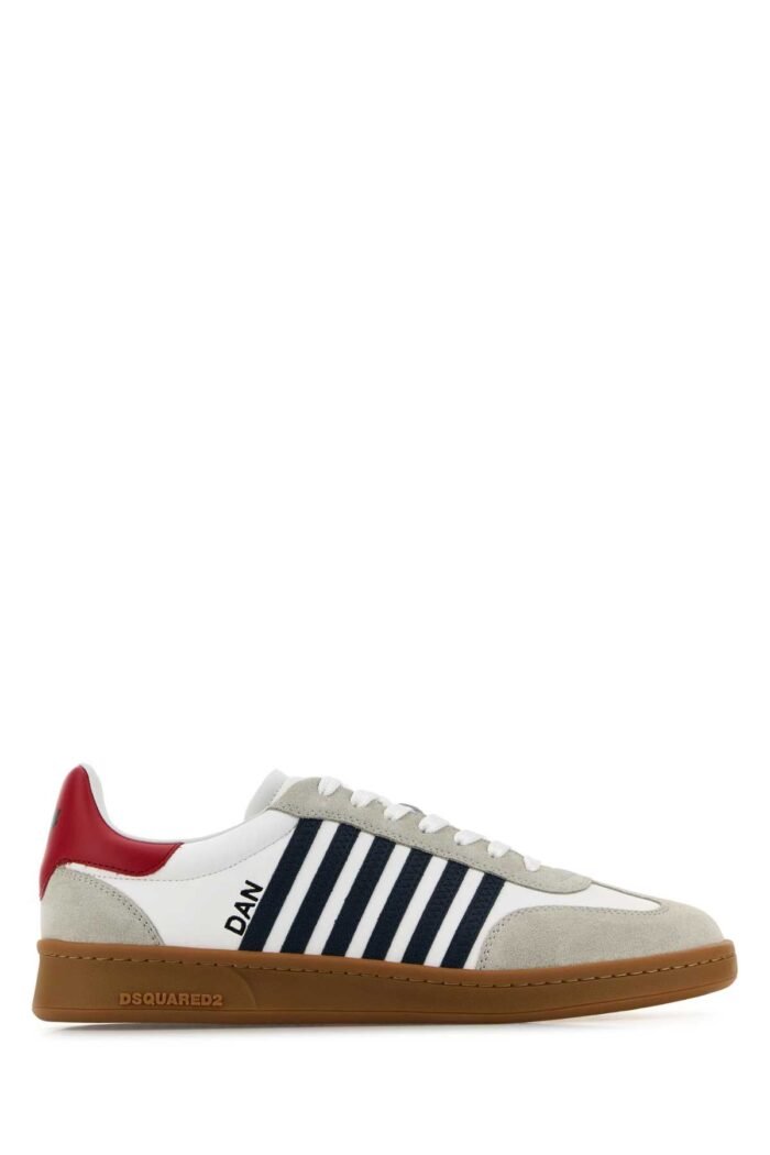 White leather Boxer sneakers - Image 1