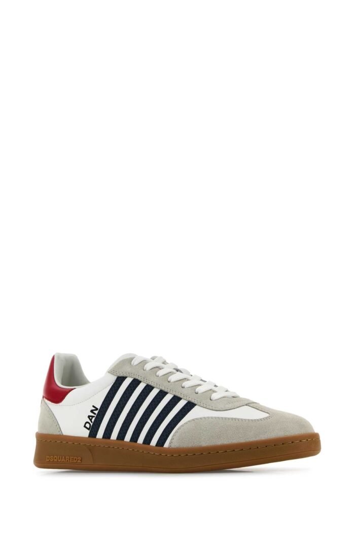 White leather Boxer sneakers - Image 2