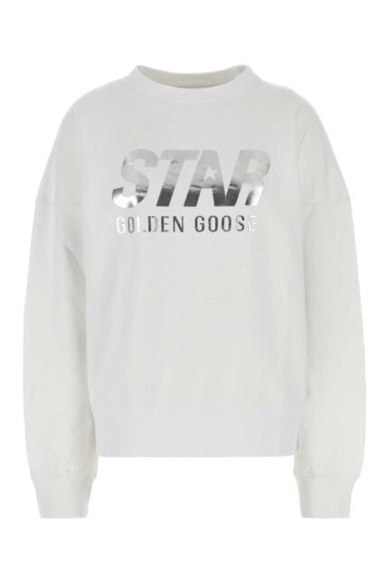 White cotton sweatshirt