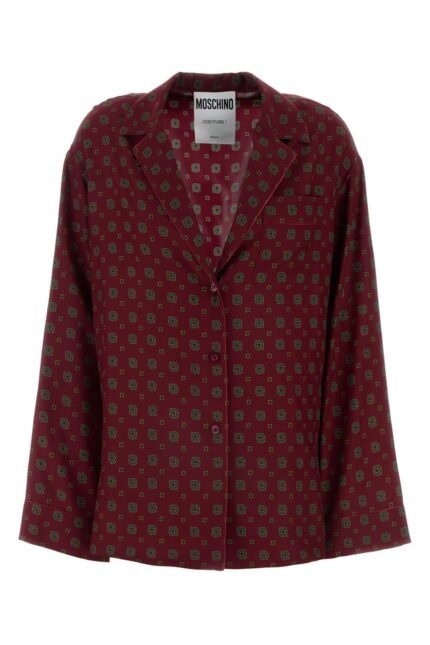 Printed silk shirt