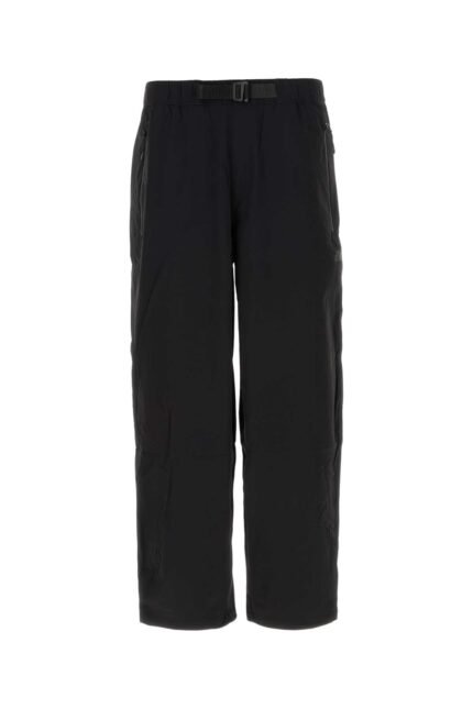 Black stretch nylon pant