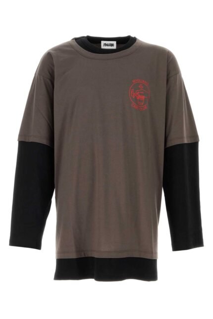 Two-tone cotton oversize Trauma t-shirt