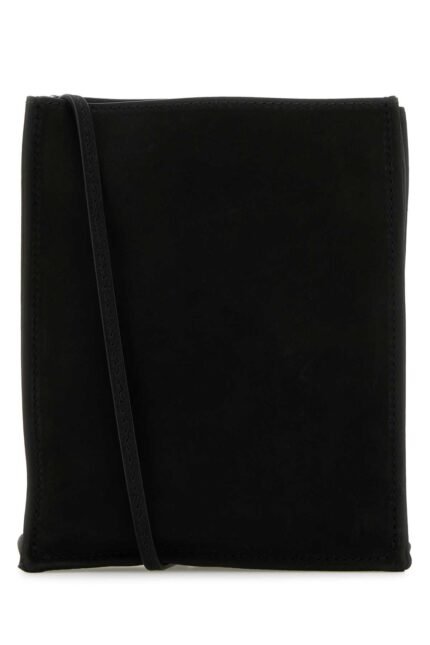 Black nabuk small To Go crossbody bag
