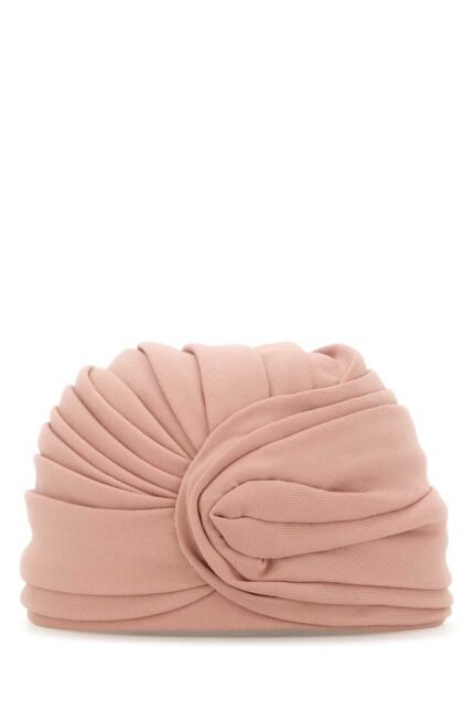 Pink wool turban