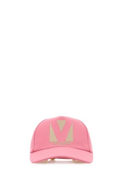 Pink cotton baseball cap