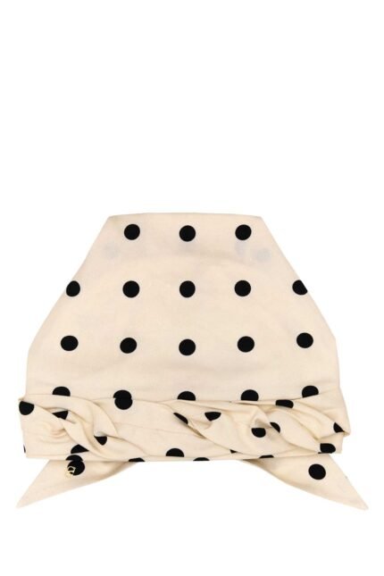 Printed satin turban