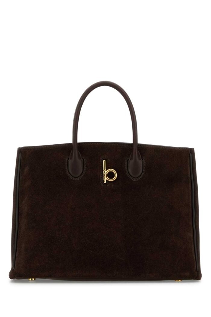 Brown suede small Rocking Horse handbag - Image 1